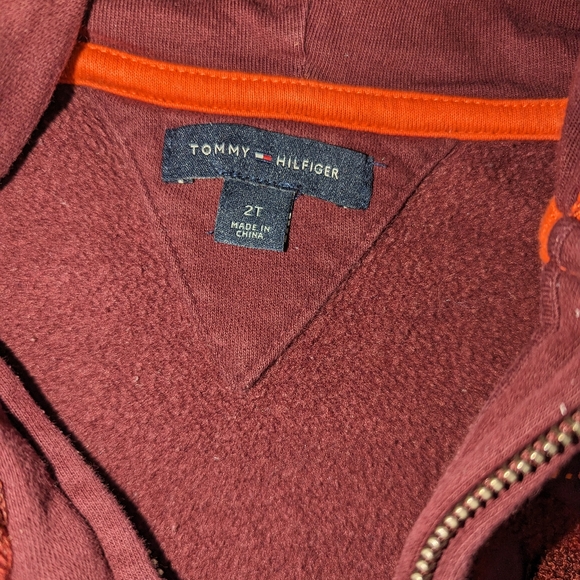 Tommy Hilfiger toddler boys zip up sweater. - Picture 3 of 3
